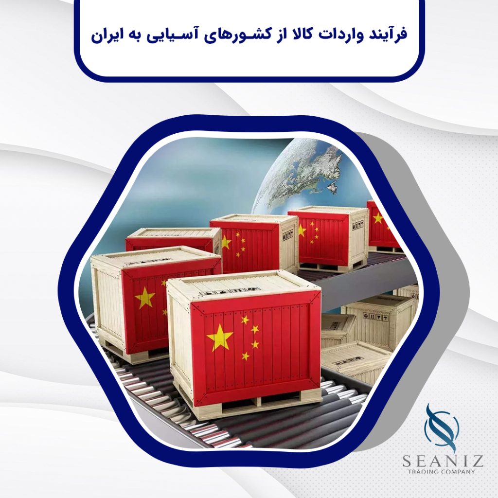 فرآیند واردات کالا از کشورهای آسیایی به ایران