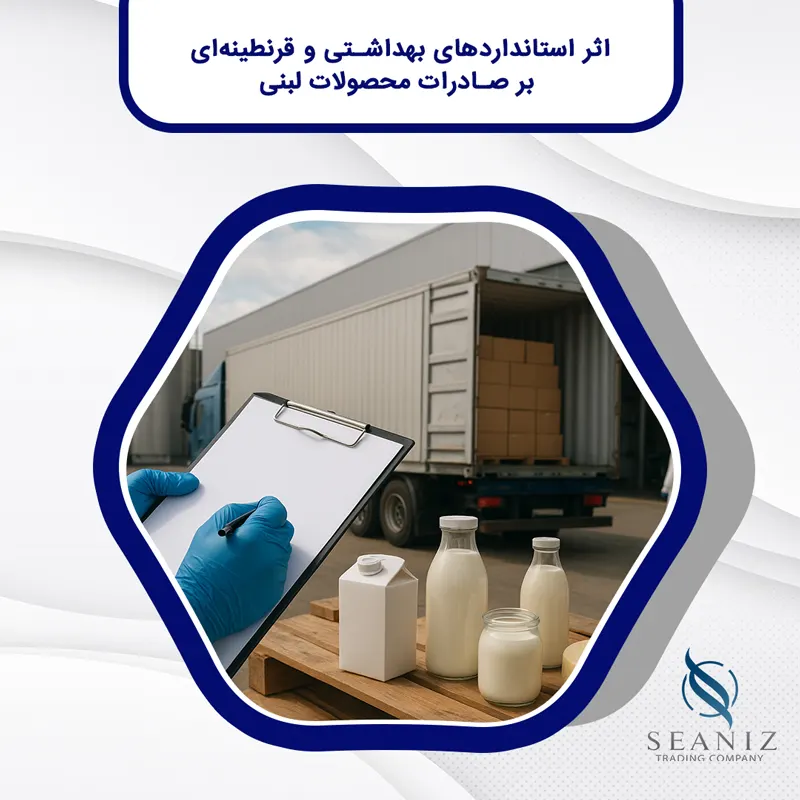 صادرات محصولات لبنی