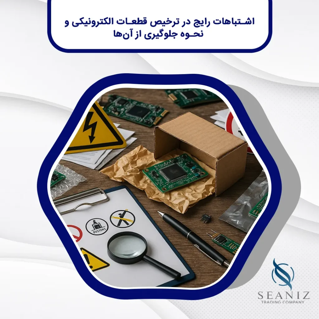 ترخیص قطعات الکترونیکی