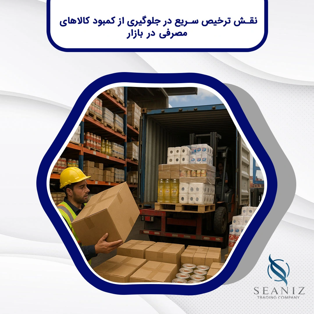 جلوگیری از کمبود کالاهای مصرفی