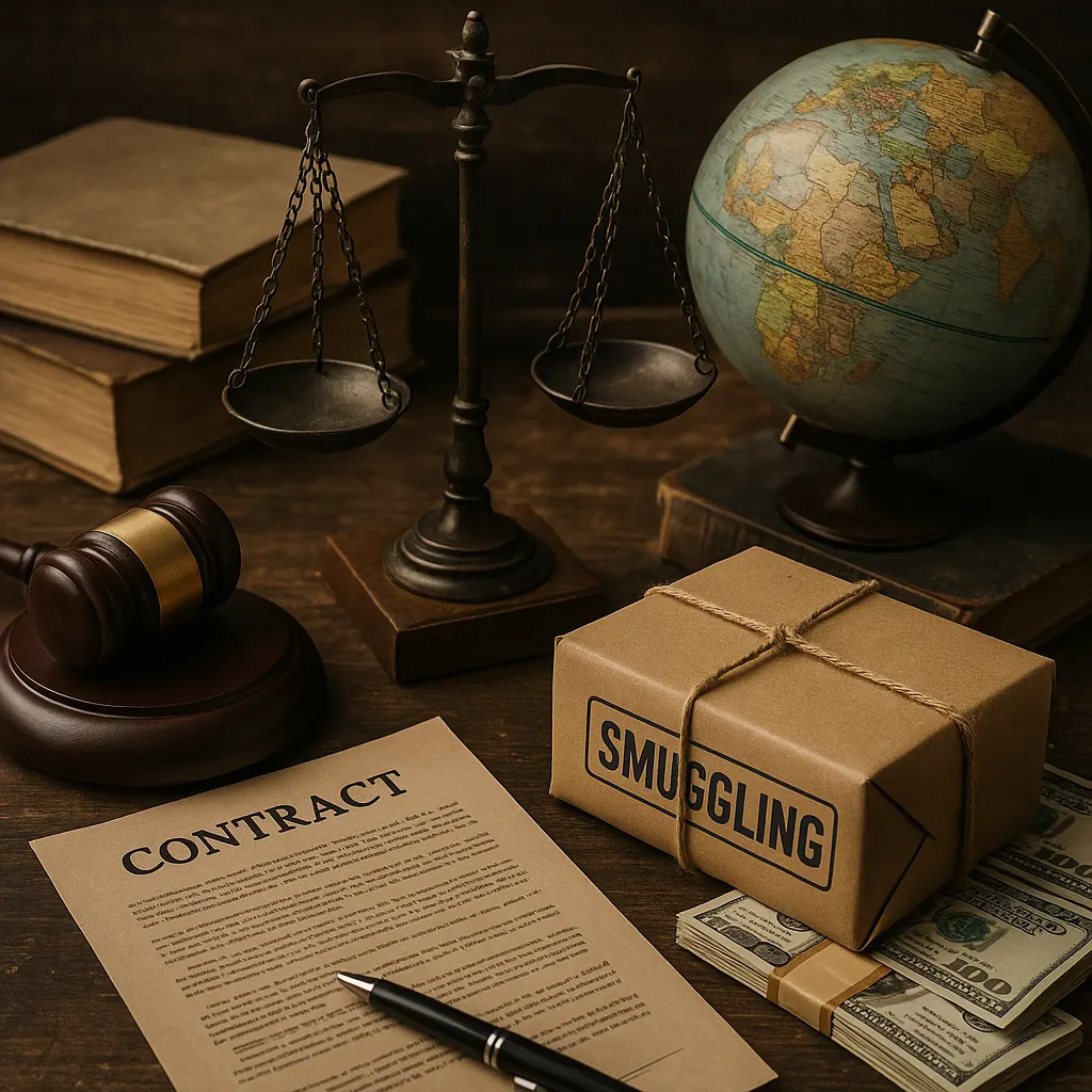 ابعاد حقوقی قاچاق کالا